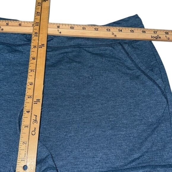 32 Degrees Ladies Blue Fleece Shorts Size M - Picture 6 of 7